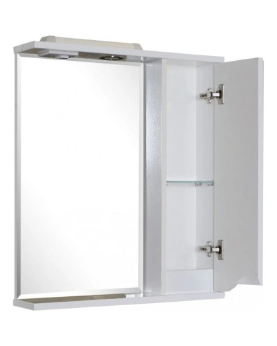 Зеркальный шкаф 60х75 см белый R ASB-Mebel Бари