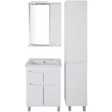 Зеркальный шкаф 60х75 см белый R ASB-Mebel Бари