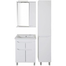 Зеркальный шкаф 60х75 см белый R ASB-Mebel Бари