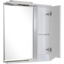 Зеркальный шкаф 80х75 см белый R ASB-Mebel Бари