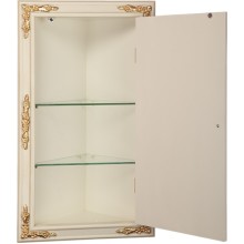 Зеркальный шкаф Migliore CDB 45 21839 угловой Слоновая кость Золото