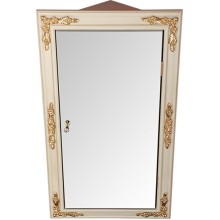 Зеркальный шкаф Migliore CDB 45 21839 угловой Слоновая кость Золото