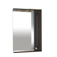 Александра - 55 Зеркало-шкаф прав. (свет) ВЕНГЕ