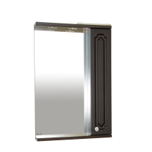 Александра - 55 Зеркало-шкаф прав. (свет) ВЕНГЕ