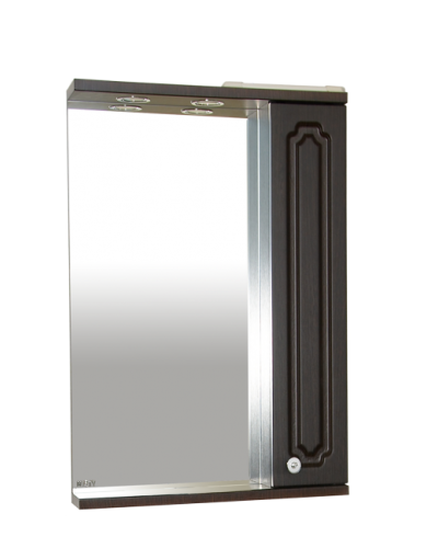 Александра - 55 Зеркало-шкаф прав. (свет) ВЕНГЕ