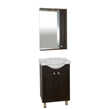 Александра - 55 Зеркало-шкаф прав. (свет) ВЕНГЕ