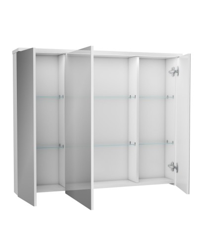 Зеркальный шкаф Owl 1975 Malaren 100 OW03.13.05 с подсветкой Белый