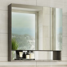 Темза - 75 Зеркало-шкаф с полочкой