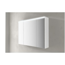 Зеркальный шкаф с тремя распашными дверьми с LED подсветкой дверей CEZARES 84219