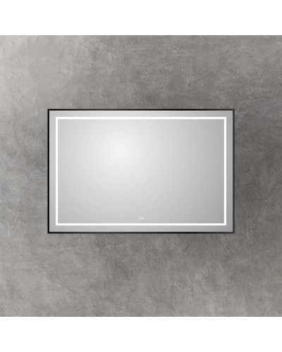 Зеркало в раме с подсветкой сенсорным выкл. и подогревом BelBagno SPC-KRAFT-1200-800-LED-TCH-WARM-NERO