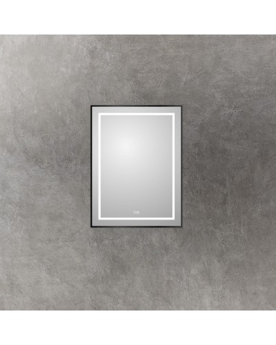 Зеркало в раме с подсветкой сенсорным выкл. и подогревом BelBagno SPC-KRAFT-600-800-LED-TCH-WARM-NERO