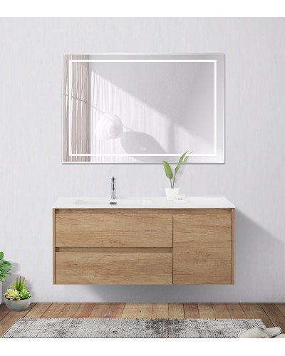 Зеркало в раме с подсветкой сенсорным выкл. и подогревом BelBagno SPC-KRAFT-1200-800-LED-TCH-WARM