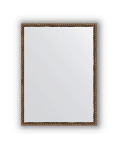 Зеркало Evoform Definite 78х58 Витая бронза