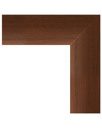 Зеркало Evoform Definite 86х66 BY 1014 в багетной раме - Орех 65 мм