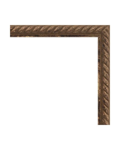 Зеркало Evoform Definite 68х68 Витая бронза