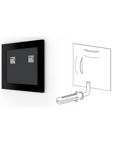 Зеркало Evoform Definite 72х72 BY 1021 в багетной раме - Алебастр 48 мм