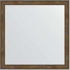 Зеркало Evoform Definite 73х73 BY 1024 в багетной раме - Сухой тростник 51 мм