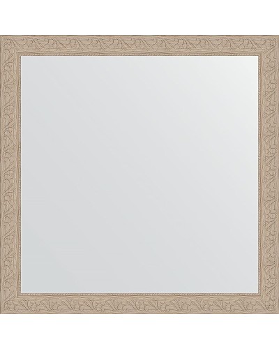 Зеркало Evoform Definite 74х74 BY 1026 в багетной раме - Беленый дуб 57 мм