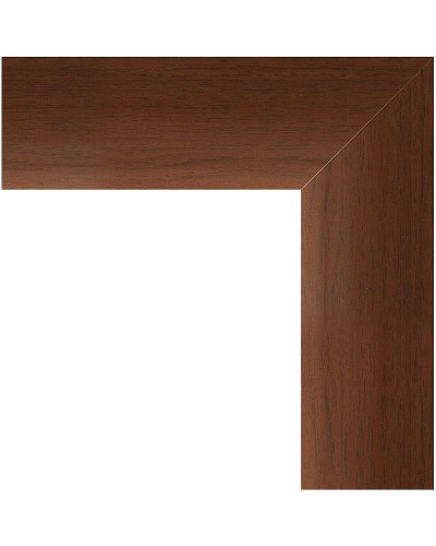 Зеркало Evoform Definite 76х76 BY 1029 в багетной раме - Орех 65 мм