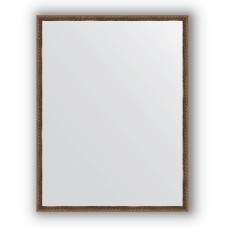 Зеркало Evoform Definite 88х68 Витая бронза