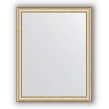 Зеркало Evoform Definite 95х75 Золотые бусы на серебре