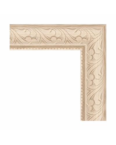 Зеркало Evoform Definite 94х74 BY 1041 в багетной раме - Беленый дуб 57 мм