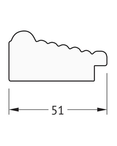 Зеркало Evoform Definite 143х53 BY 1069 в багетной раме - Сухой тростник 51 мм