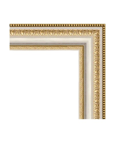 Зеркало Evoform Definite 115х65 BY 1087 в багетной раме - Золотые бусы на серебре 60 мм