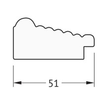 Зеркало Evoform Definite 133х73 BY 1099 в багетной раме - Сухой тростник 51 мм