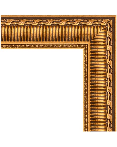 Зеркало Evoform Definite 134х74 BY 1103 в багетной раме - Золотой акведук 61 мм
