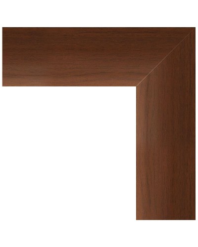 Зеркало Evoform Definite 156х76 BY 1119 в багетной раме - Орех 65 мм