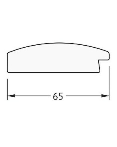 Зеркало Evoform Definite 156х76 BY 1119 в багетной раме - Орех 65 мм