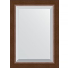 Зеркало Evoform Exclusive 72х52 BY 1127 с фацетом в багетной раме - Орех 65 мм