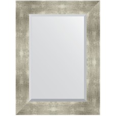 Зеркало Evoform Exclusive 76х56 BY 1130 с фацетом в багетной раме - Алюминий 90 мм