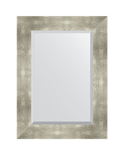 Зеркало Evoform Exclusive 76х56 BY 1130 с фацетом в багетной раме - Алюминий 90 мм