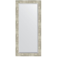 Зеркало Evoform Exclusive 111х51 BY 1149 с фацетом в багетной раме - Алюминий 61 мм