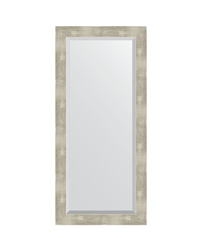 Зеркало Evoform Exclusive 111х51 BY 1149 с фацетом в багетной раме - Алюминий 61 мм