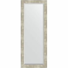 Зеркало Evoform Exclusive 131х51 BY 1159 с фацетом в багетной раме - Алюминий 61 мм