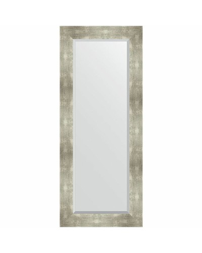 Зеркало Evoform Exclusive 136х56 BY 1160 с фацетом в багетной раме - Алюминий 90 мм