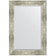 Зеркало Evoform Exclusive 96х66 BY 1180 с фацетом в багетной раме - Алюминий 90 мм