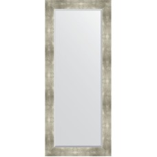 Зеркало Evoform Exclusive 156х66 BY 1190 с фацетом в багетной раме - Алюминий 90 мм