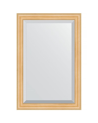 Зеркало Evoform Exclusive 91х61 BY 1173 с фацетом в багетной раме - Сосна 62 мм