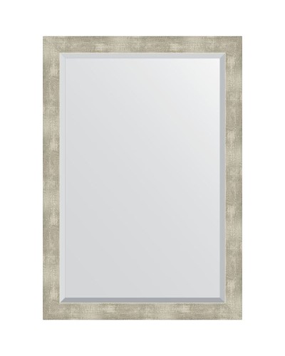 Зеркало Evoform Exclusive 101х71 BY 1199 с фацетом в багетной раме - Алюминий 61 мм