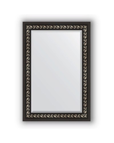 Зеркало Evoform Exclusive 95х65 Черный ардеко