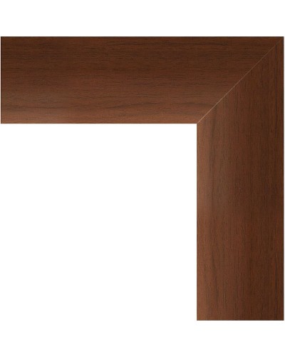 Зеркало Evoform Exclusive 152х62 BY 1187 с фацетом в багетной раме - Орех 65 мм