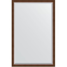 Зеркало Evoform Exclusive 172х112 BY 1217 с фацетом в багетной раме - Орех 65 мм