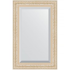 Зеркало Evoform Exclusive 85х55 BY 1232 с фацетом в багетной раме - Старый гипс 82 мм