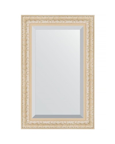 Зеркало Evoform Exclusive 85х55 BY 1232 с фацетом в багетной раме - Старый гипс 82 мм