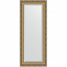 Зеркало Evoform Exclusive 135х55 BY 1260 с фацетом в багетной раме - Виньетка бронзовая 85 мм