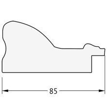 Зеркало Evoform Exclusive 95х65 BY 1280 с фацетом в багетной раме - Виньетка бронзовая 85 мм
